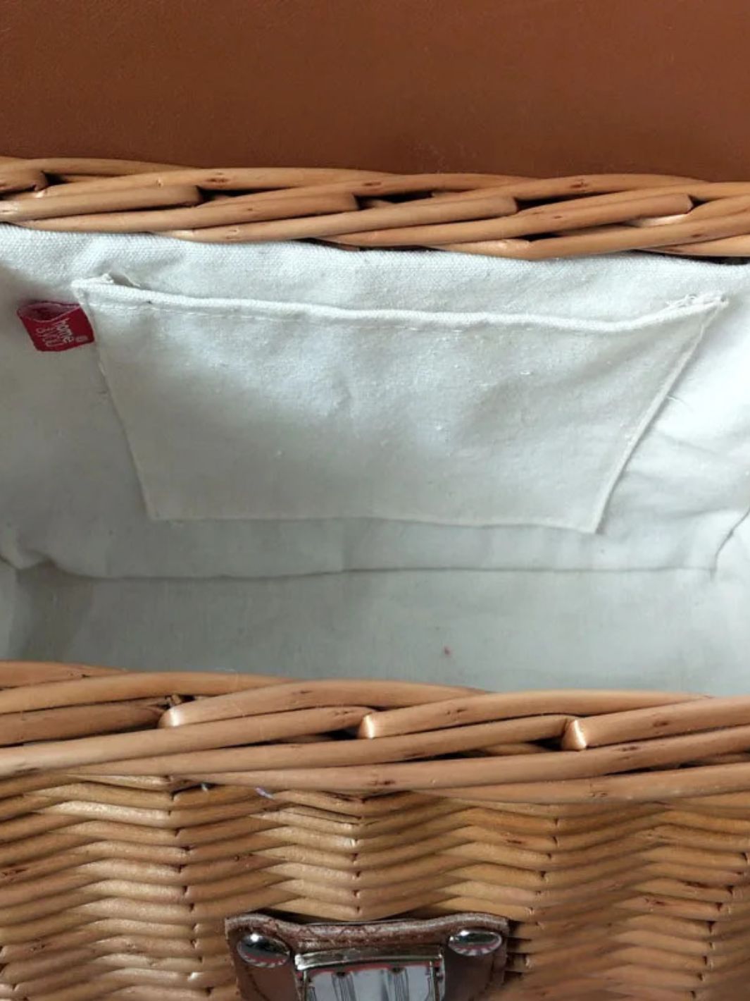 Rectangular rattan bag<br>Bastia