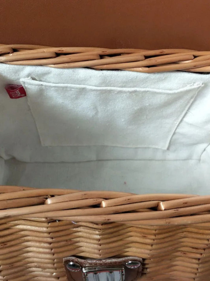 Rectangular rattan bag<br>Bastia