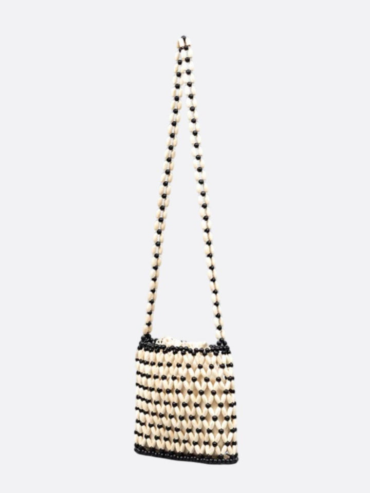 sac perle bois