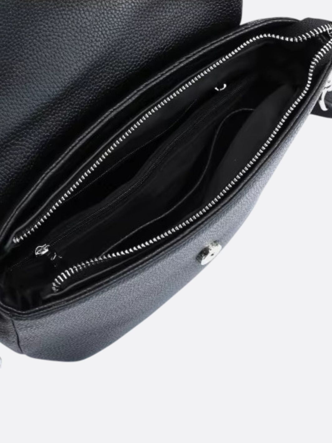 Rectangular leather shoulder bag<br> Elma