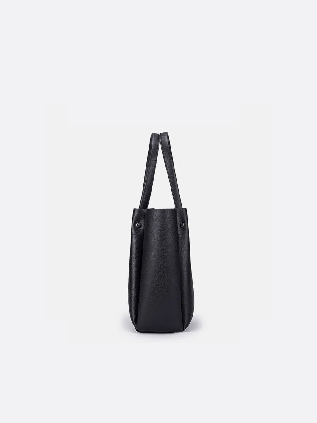 Black leather tote bag<br>Neris