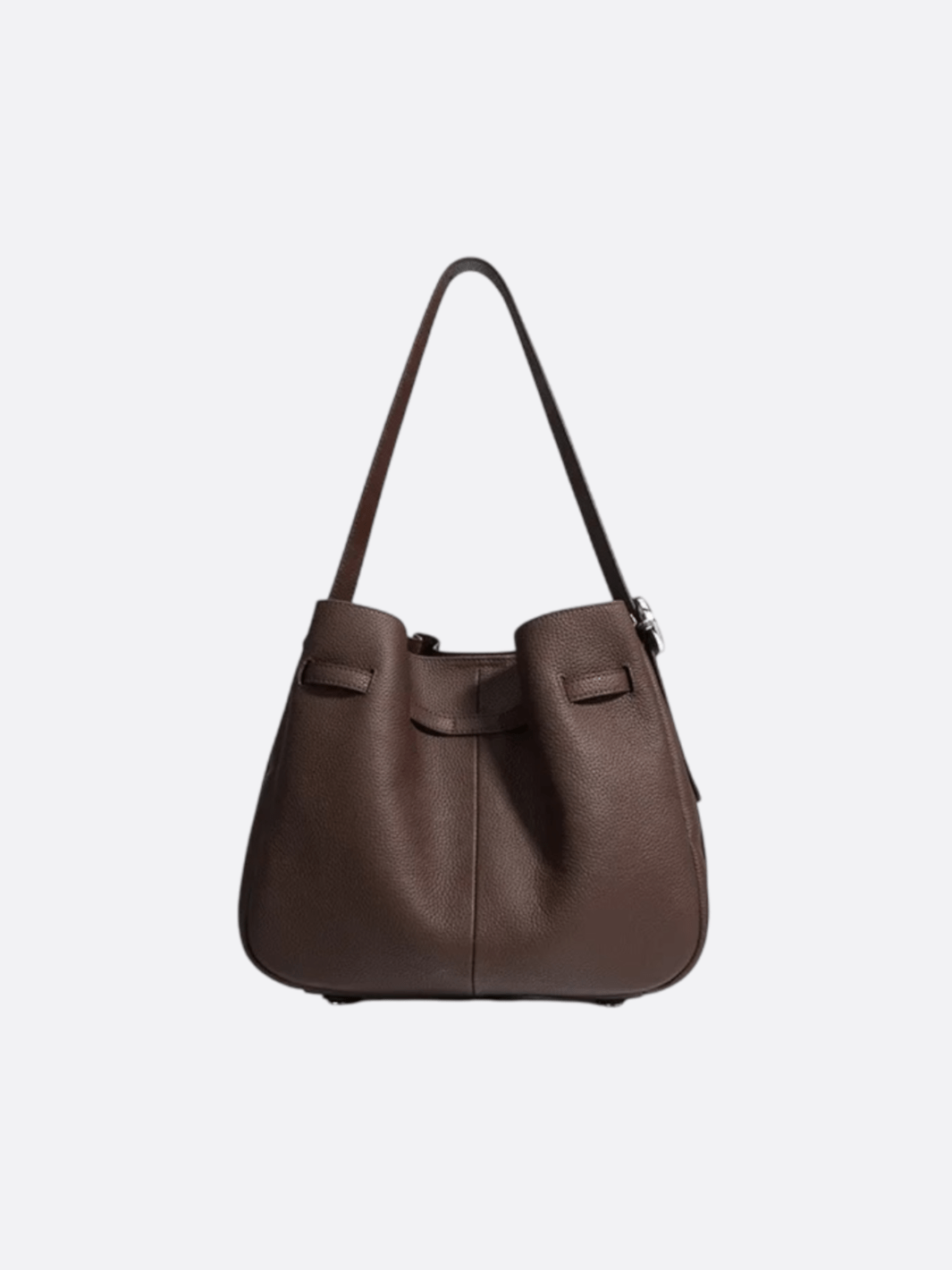 Leather bucket bag<br>Sienne